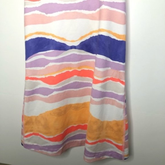 Lululemon Cool Racerback Beacher Stripe White Iris Flower - Picture 6 of 6